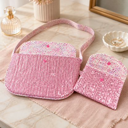 Girls Purse and Wallet Set