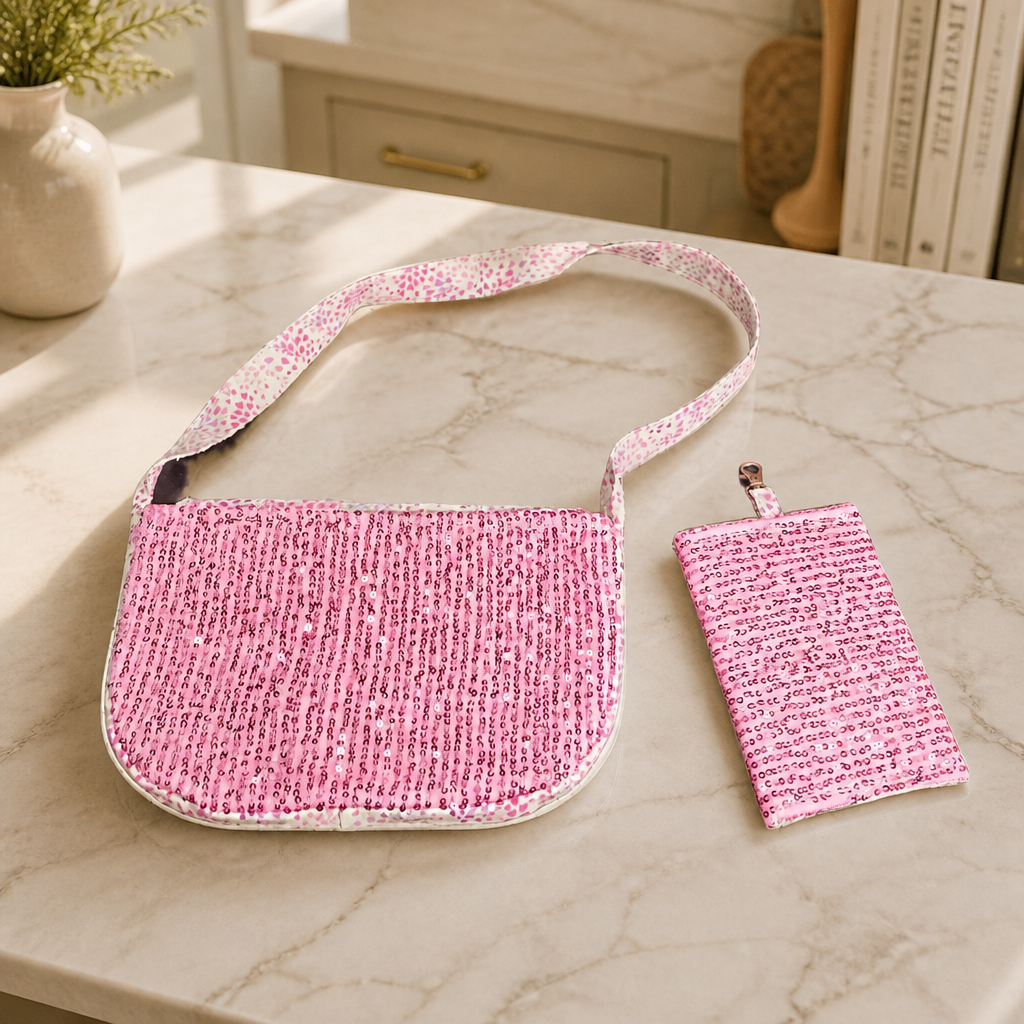 Girls Purse and Wallet Set