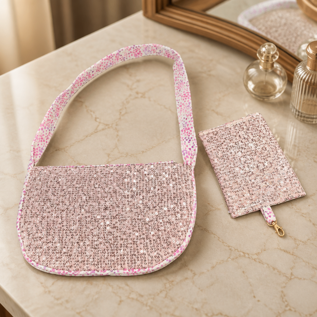 Girls Purse and Wallet Set