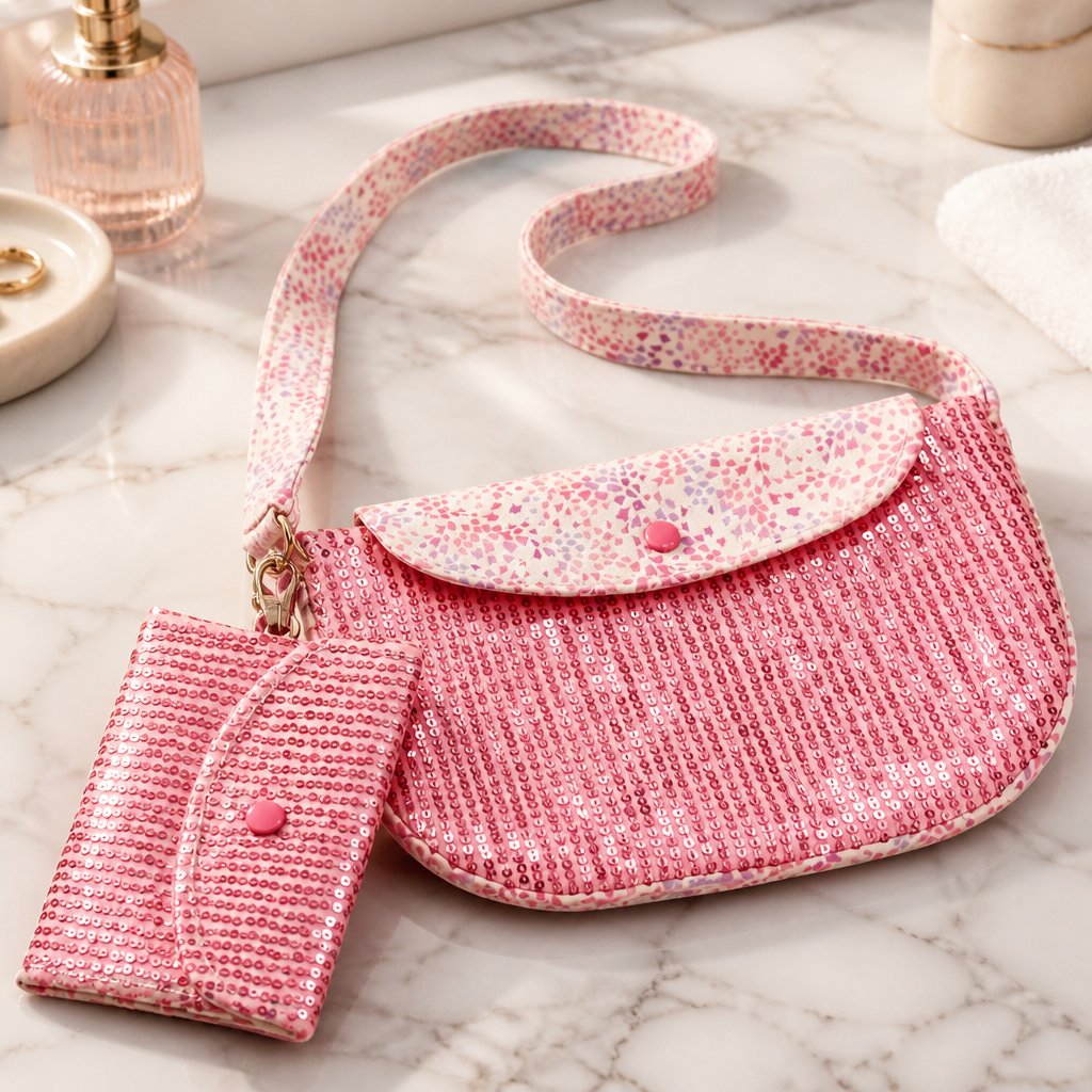 Girls Purse and Wallet Set