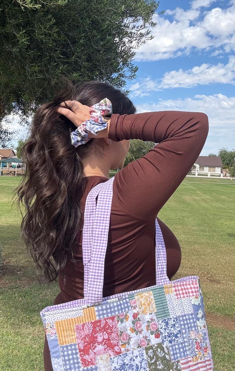 Large Quilted Women's Tote Bag