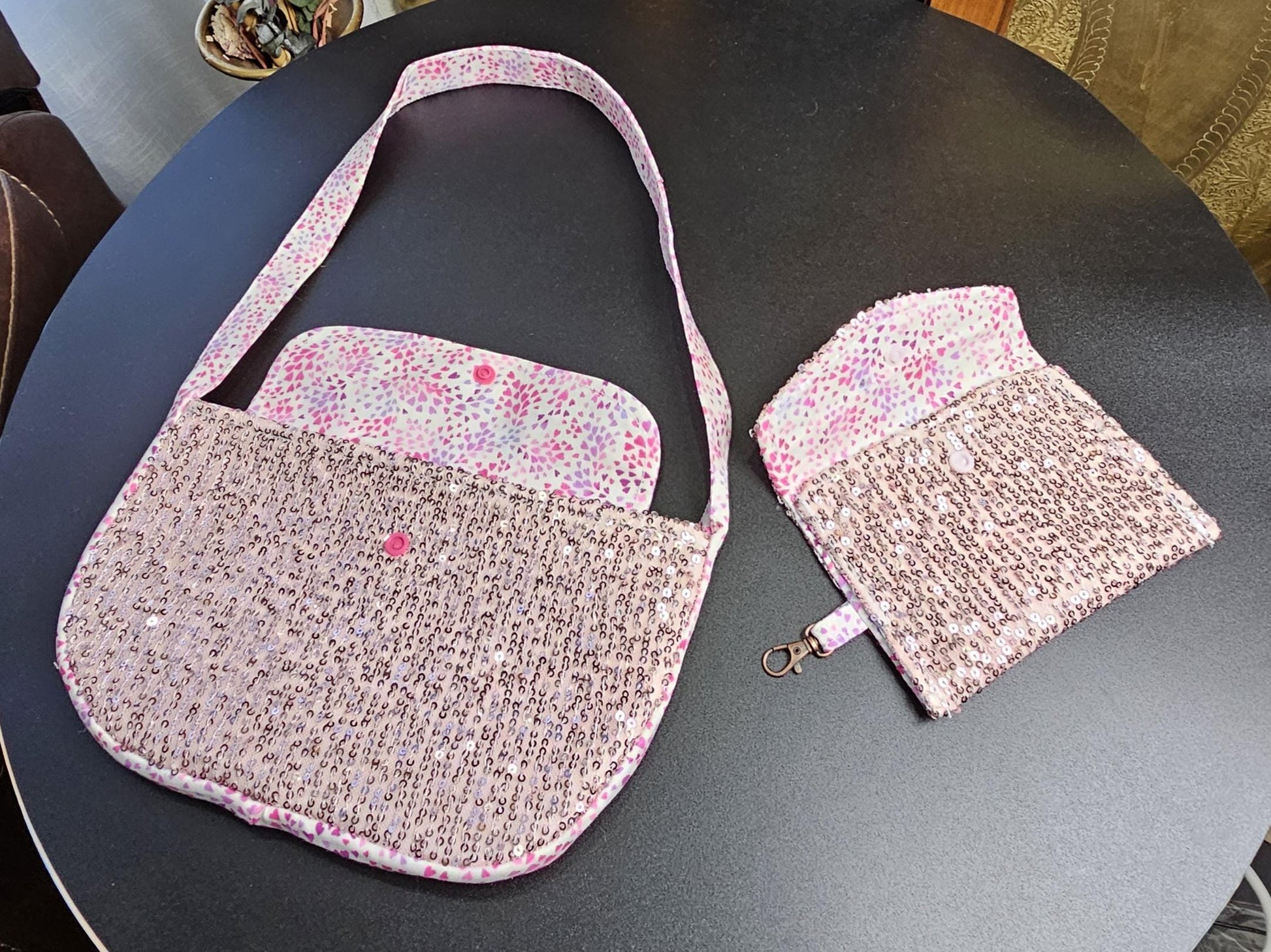 Girls Purse and Wallet Set