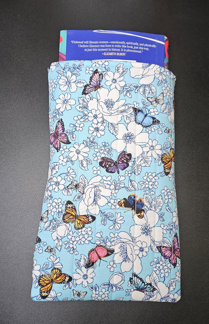 Handmade Cotton Book Sleeve, 13" x 8"