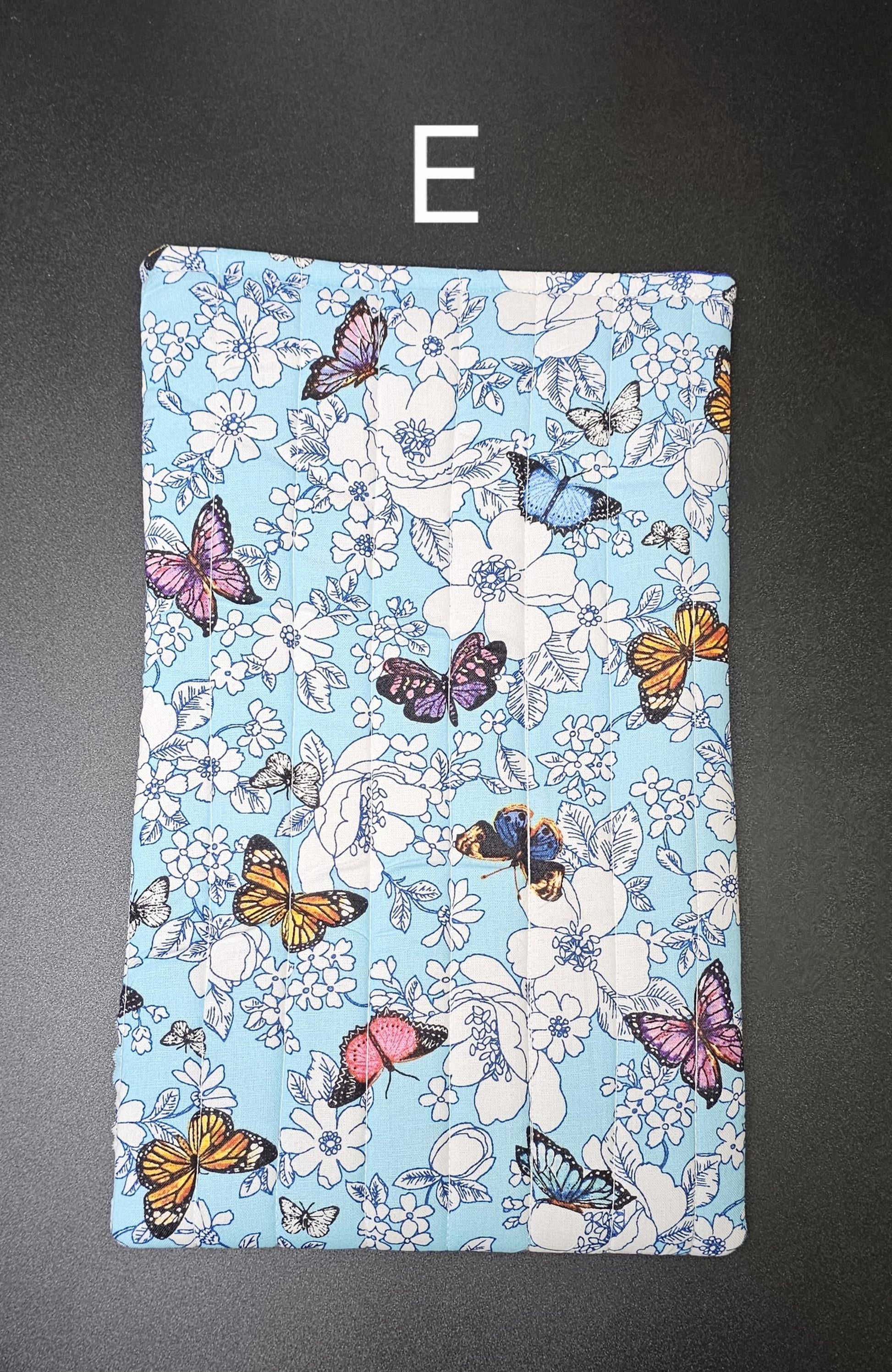 Handmade Cotton Book Sleeve, 13" x 8"