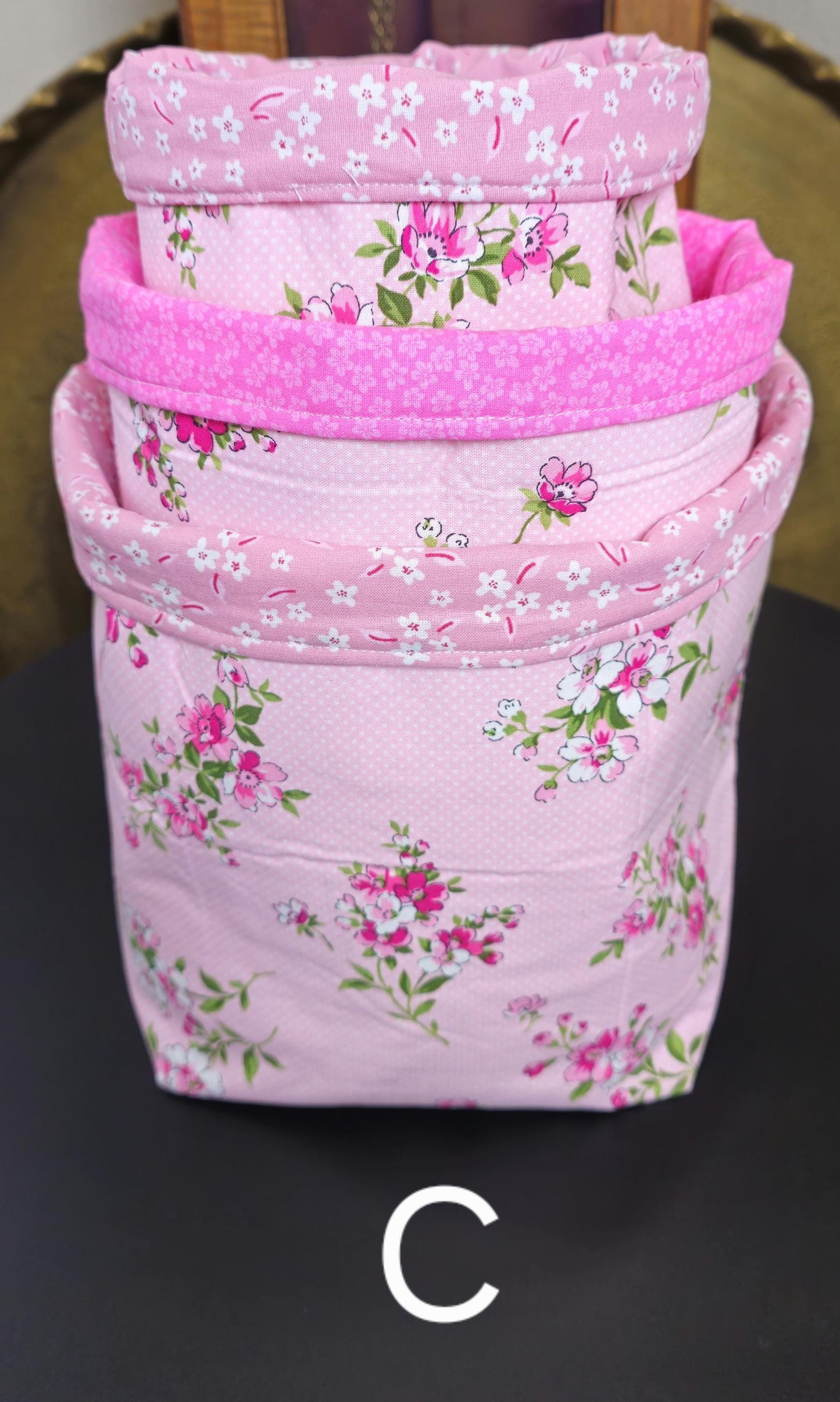 Handmade Fabric Storage Baskets
