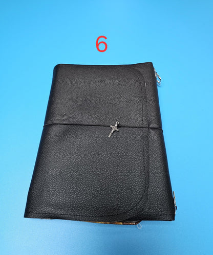 Handmade French Notebook with Charms and Velvet Pouch