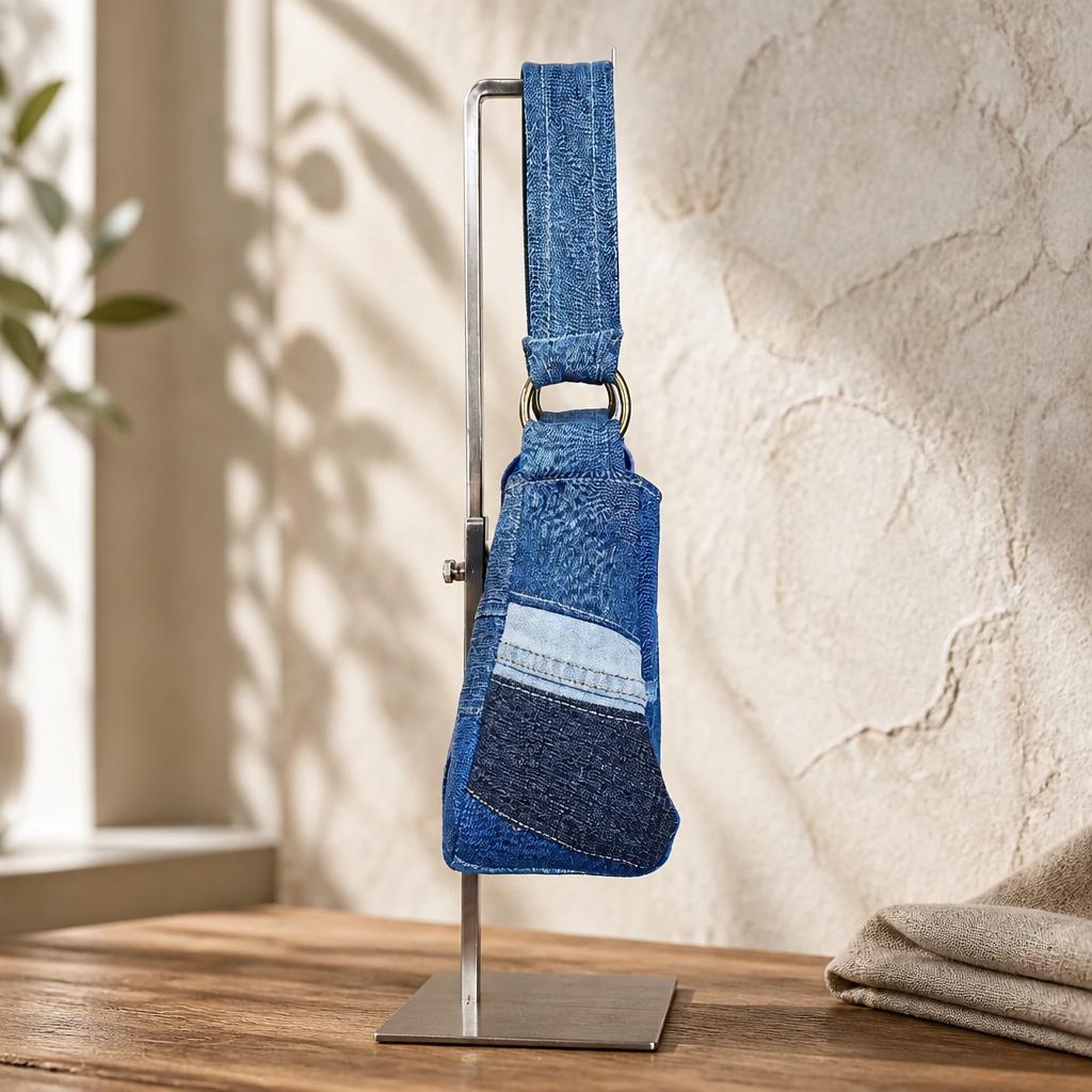 Handmade Denim Shoulder Bag