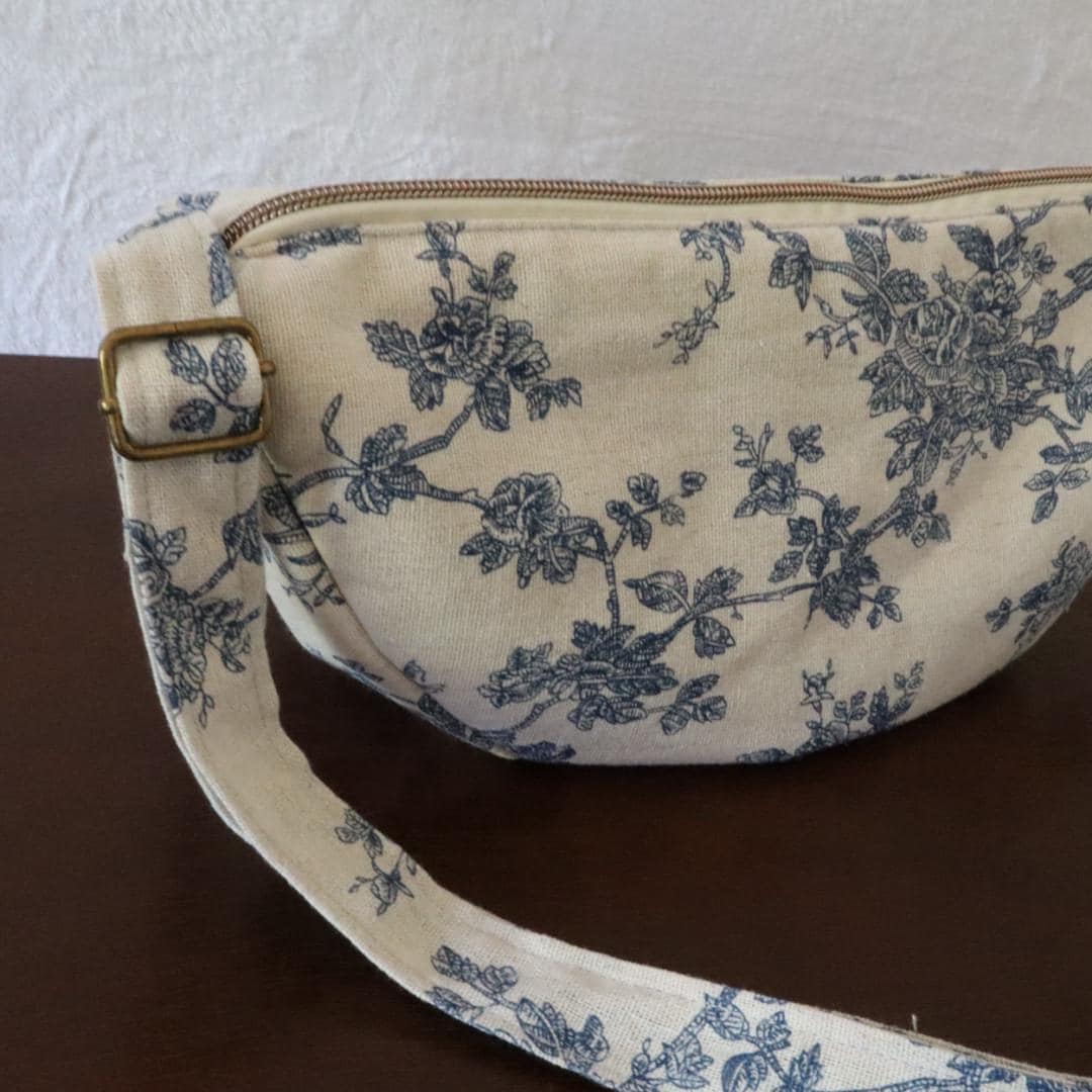 Handmade Half Moon Crossbody Bag
