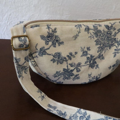 Handmade Half Moon Crossbody Bag