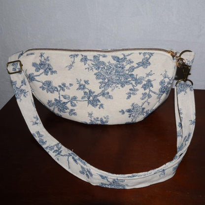 Handmade Half Moon Crossbody Bag