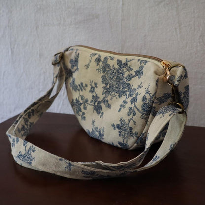 Handmade Half Moon Crossbody Bag
