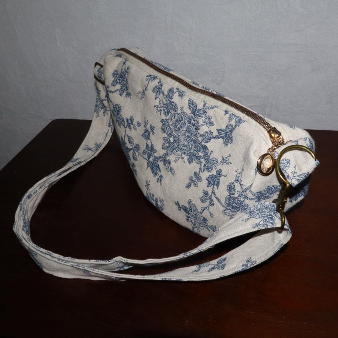 Handmade Half Moon Crossbody Bag