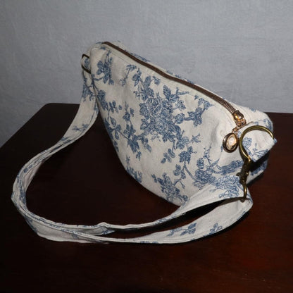 Handmade Half Moon Crossbody Bag