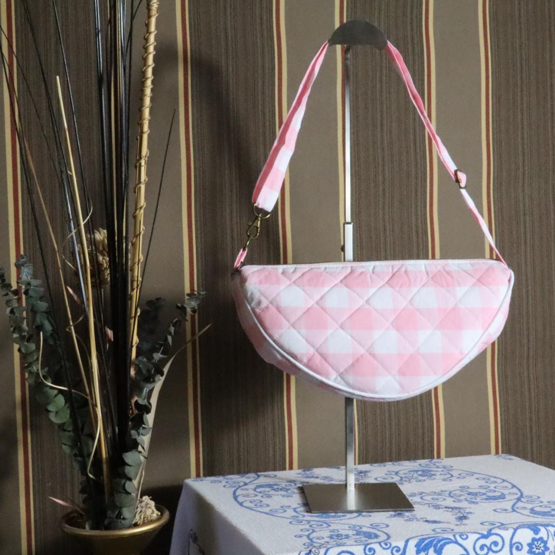 Handmade Half Moon Crossbody Bag