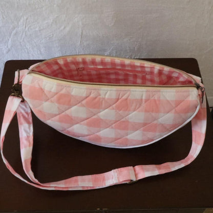 Handmade Half Moon Crossbody Bag