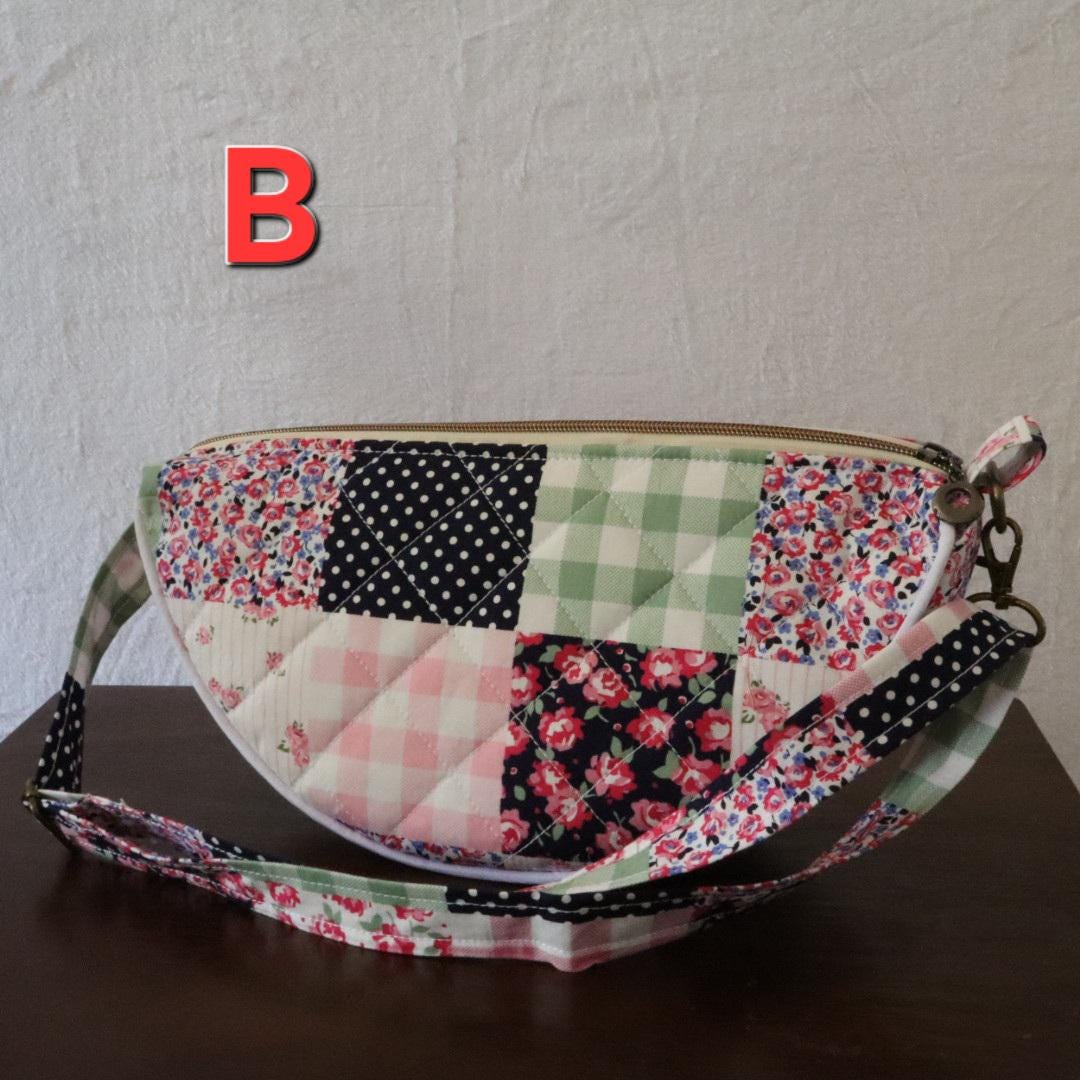 Handmade Half Moon Crossbody Bag